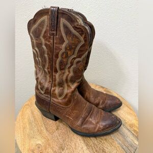 Ariat Leather Western Cowboy Boots